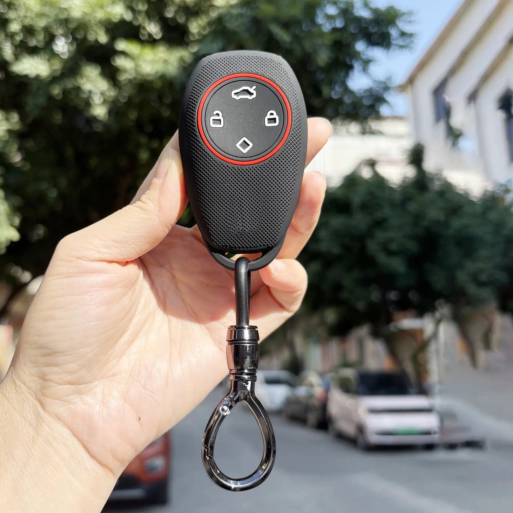 Silicoen Soft Car Key Case Fob For Leapmotor T03 S01 C11 C01 - EVUPUP