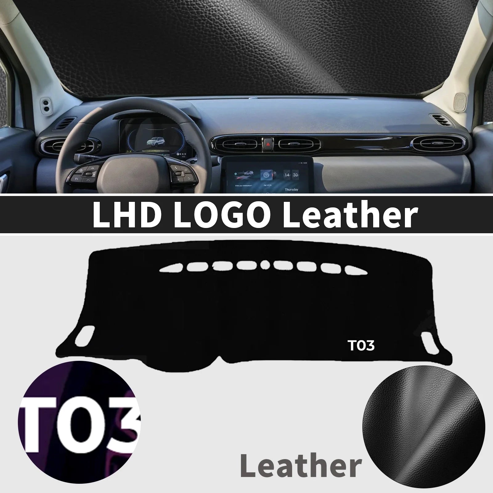 Leapmotor T03 Car DashMat Sunshade Protective Carpet - EVUPUP