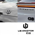 Leapmotor Blackened Car Emblem Letter Sticker - Leapmotor Accessories