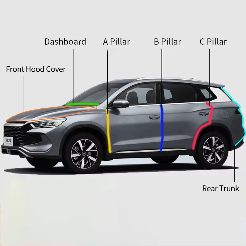 Sealing Strip Soundproofing Kit for Leapmotor B10/C10/T03