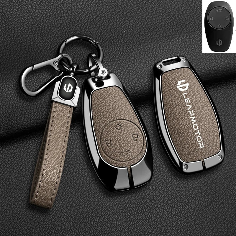 Zinc Alloy Car Key Case Cover For Leapmotor - Leapmotor Accessories