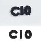 Leapmotor Blackened Car Emblem Letter Sticker - Leapmotor Accessories