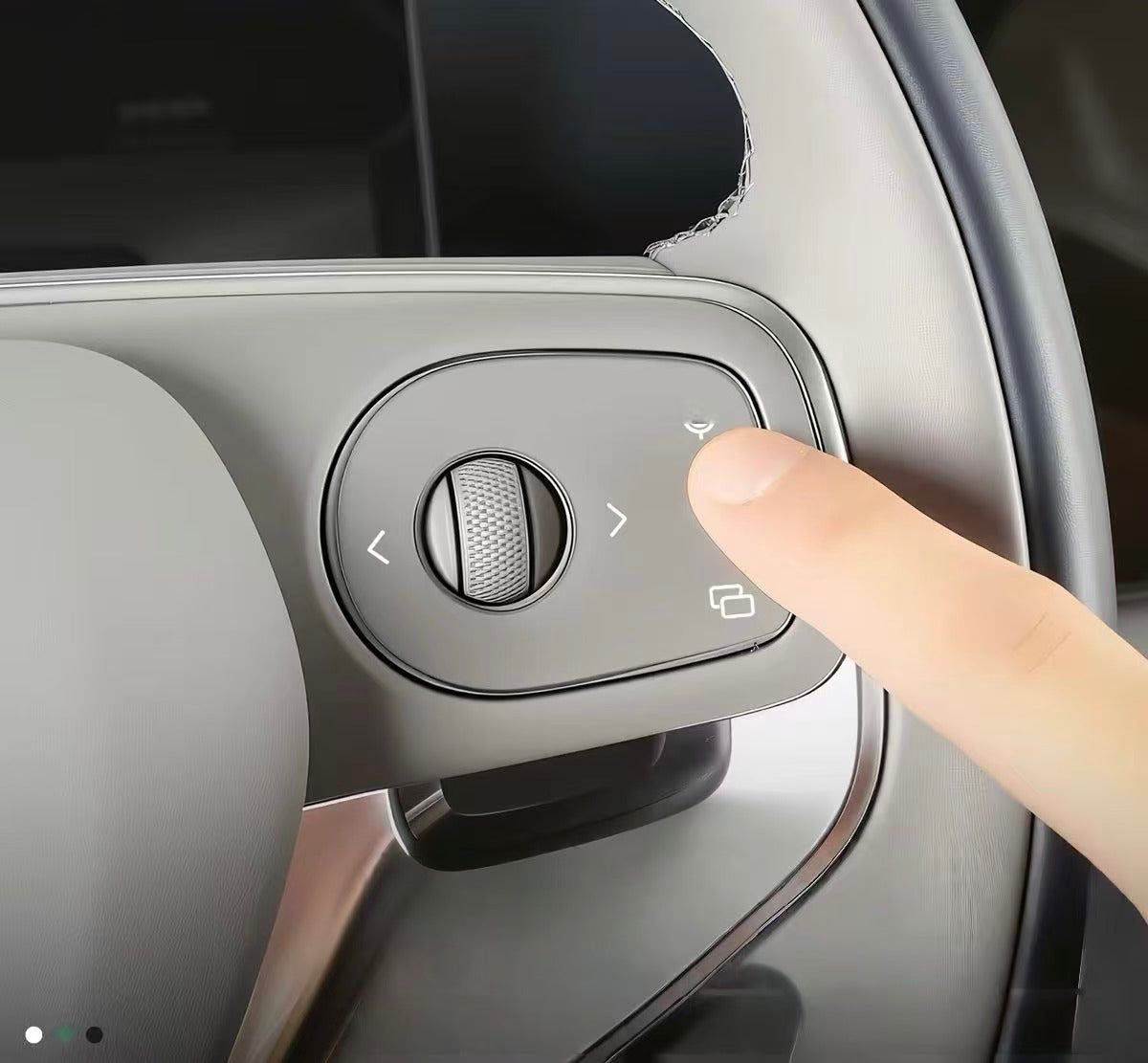 Leapmotor Steering Wheel Button Protective Stickers