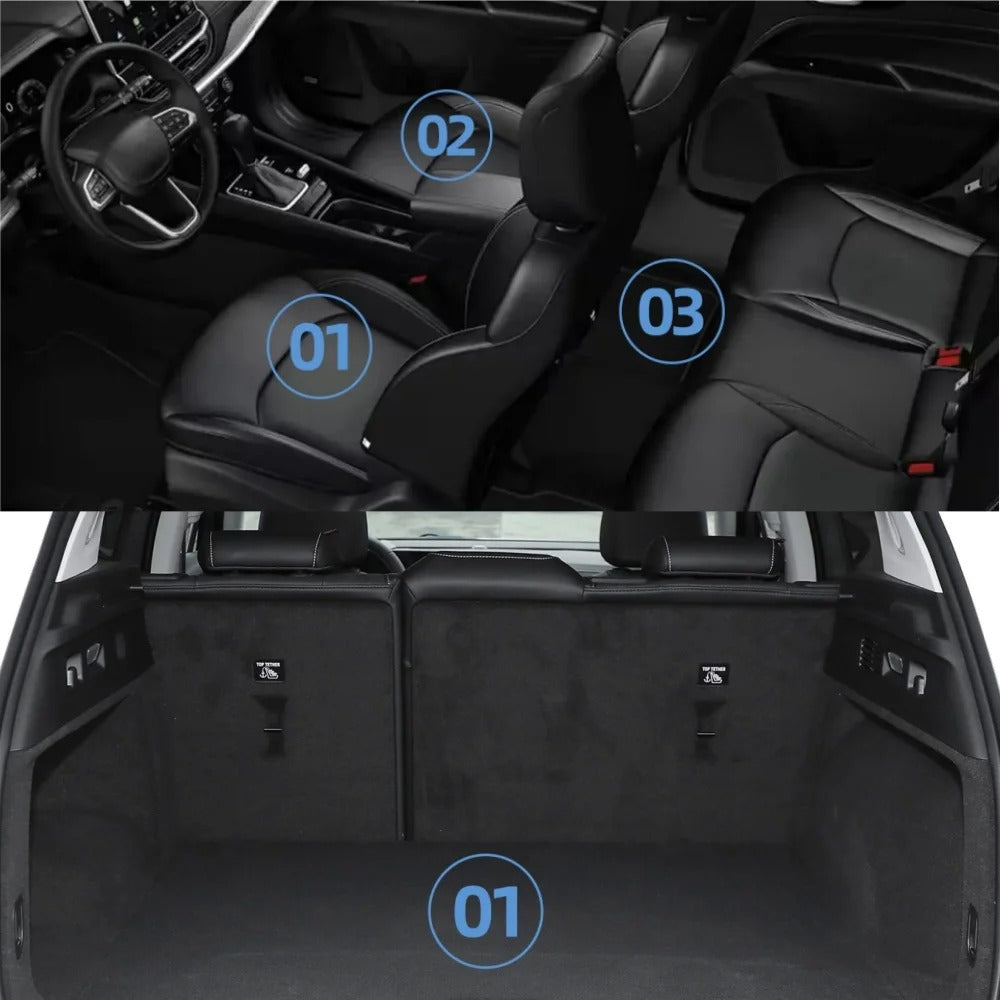 Leapmotor T03 Floor Mats Trunk Pad TPE 3D Foot Mat - EVUPUP