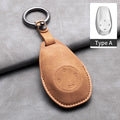 Leather Car Key Case Cover for Leapmotor - Leapmotor Accessories