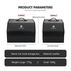 Leather Car Trunk Fold Organizer Bag For Leapmotor - Leapmotor Accessories