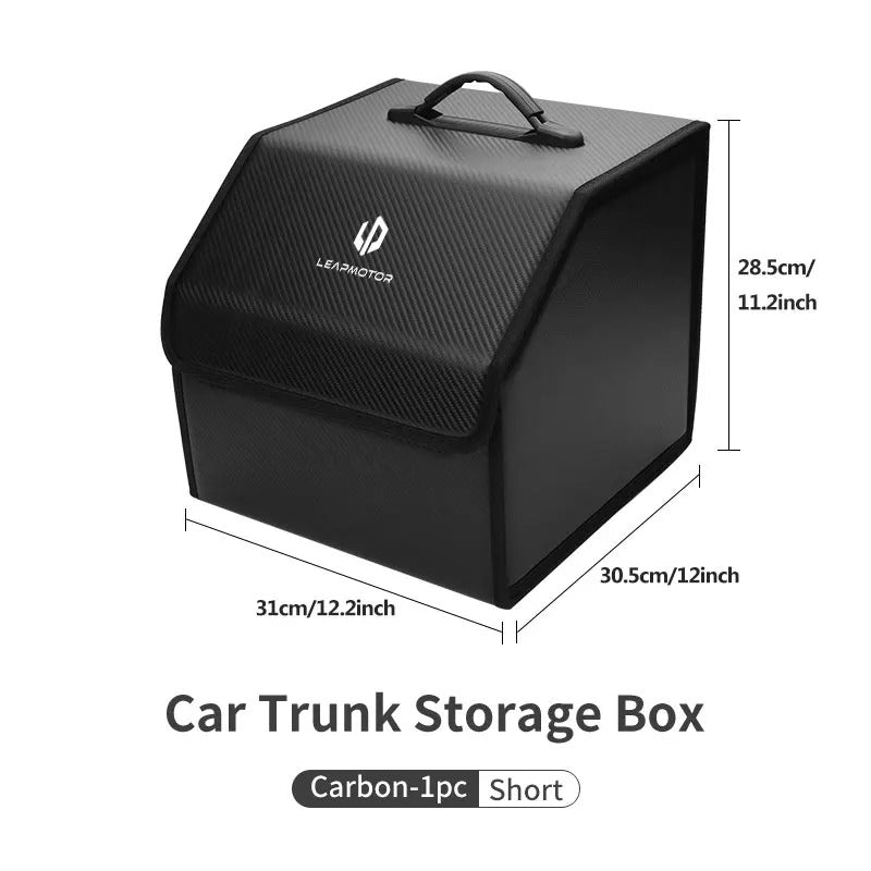 Leather Car Trunk Fold Organizer Bag For Leapmotor - Leapmotor Accessories