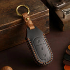 Leather Protector Holder Case Car Key Fob Cover Shell for Leapmotor - Leapmotor Accessories
