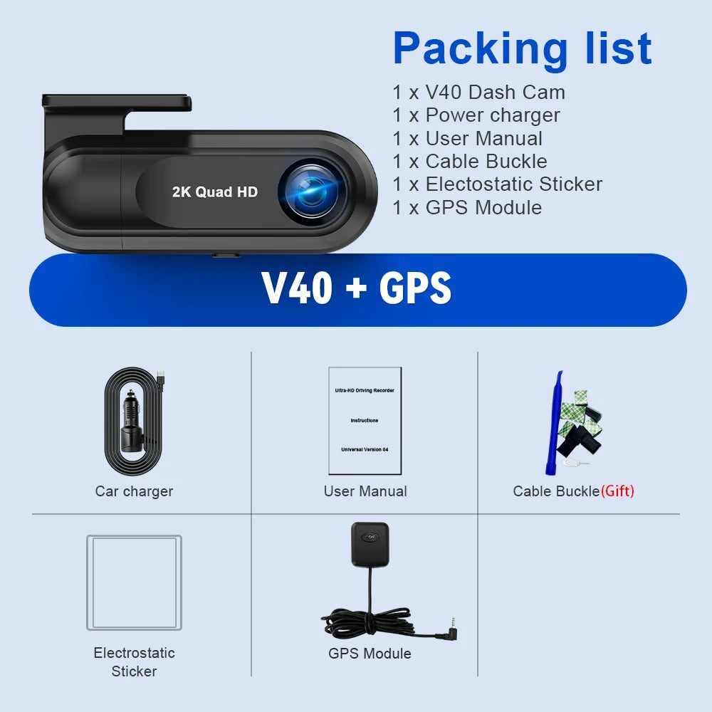 2.5K Front Dash Cam for Car - Leapmotor Accessories