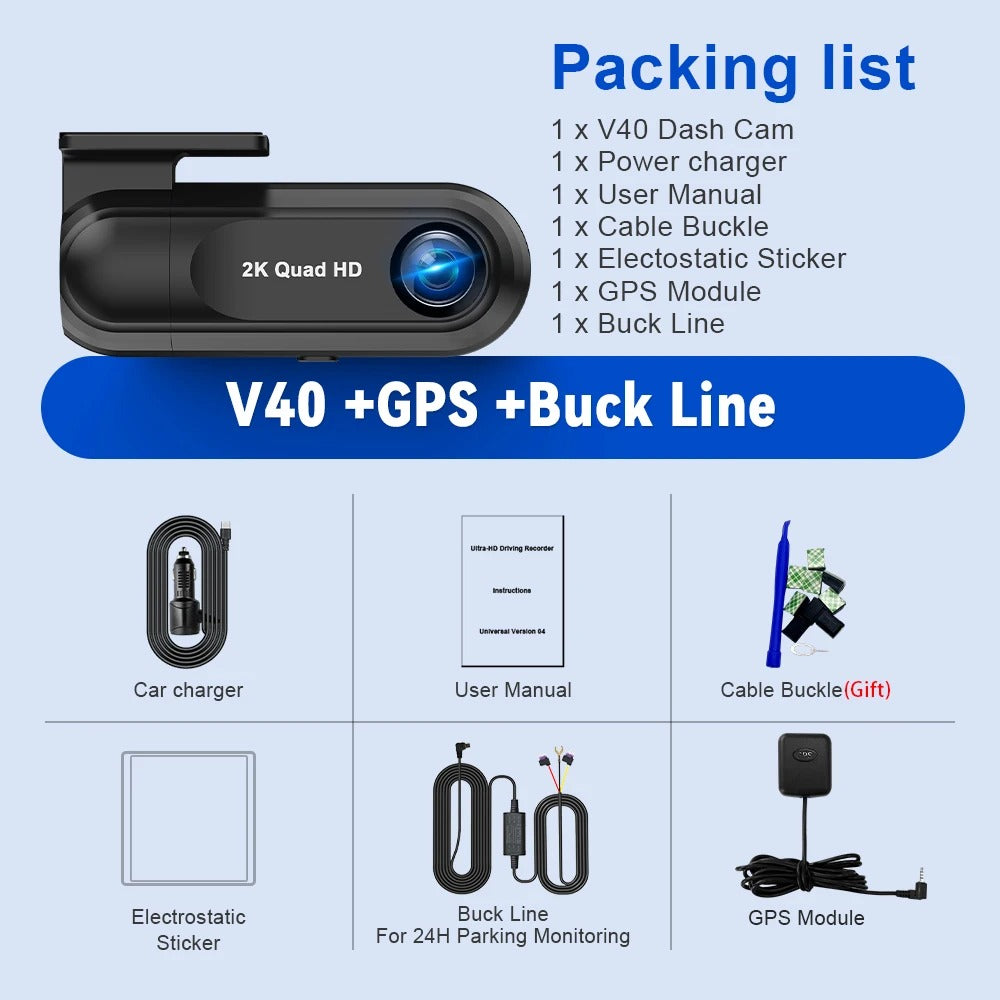 2.5K Front Dash Cam for Car - Leapmotor Accessories