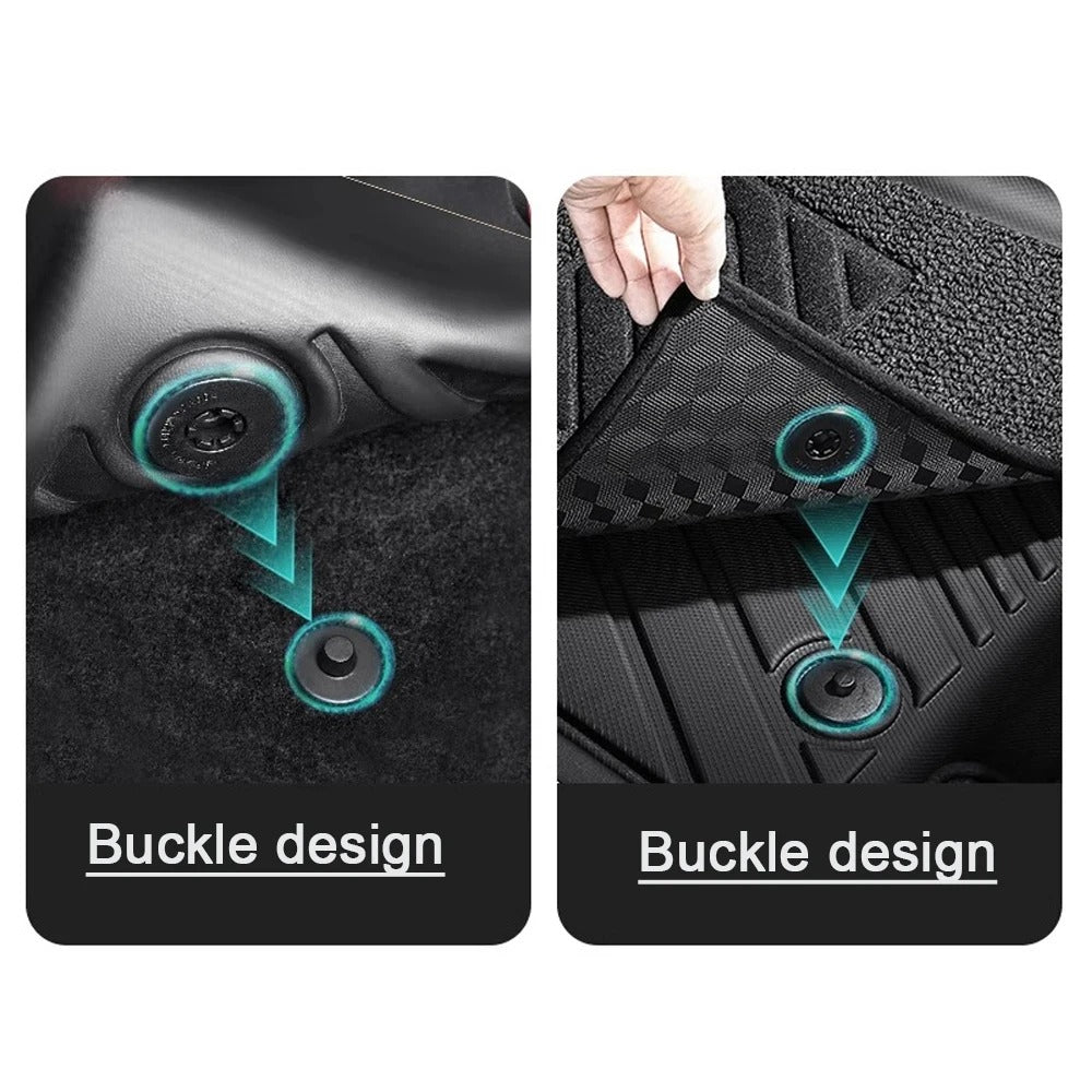 Leapmotor T03 Floor Mats Trunk Pad TPE 3D Foot Mat - Leapmotor Accessories