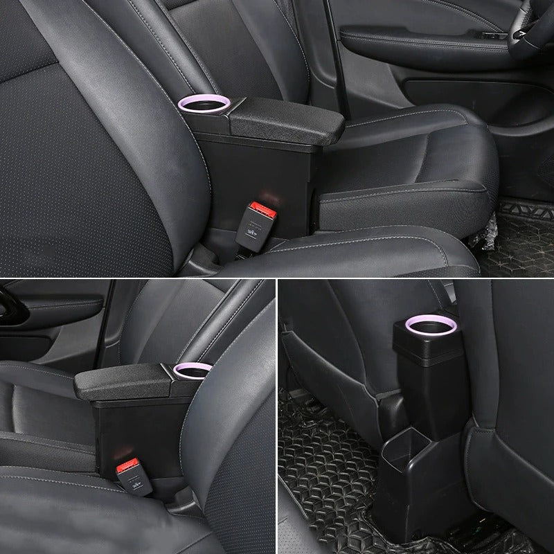 Car Central Storage Armrest Box with Water Cup Holder For Leapmotor T03 - Leapmotor Accessories