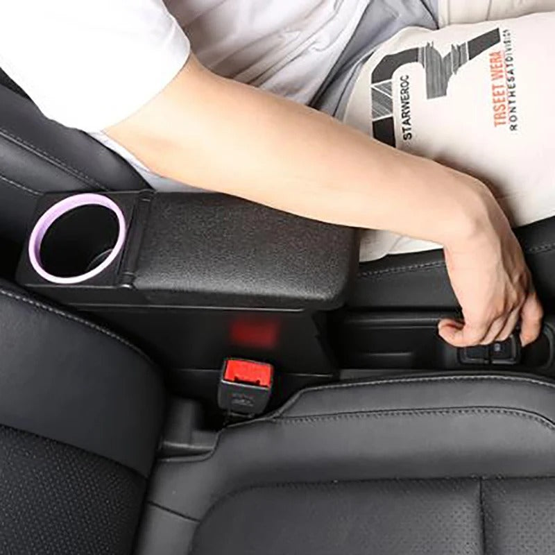 Car Central Storage Armrest Box with Water Cup Holder For Leapmotor T03 - Leapmotor Accessories