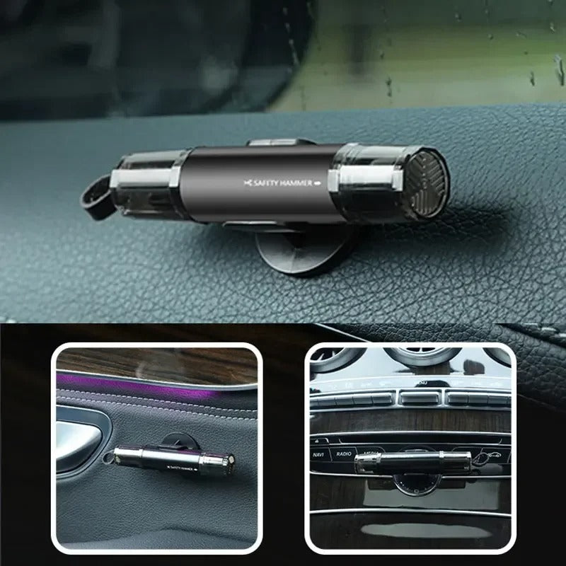 2-in-1 Car Safety Hammer Window Glass Breaker Seat Belt Cutter - Leapmotor Accessories