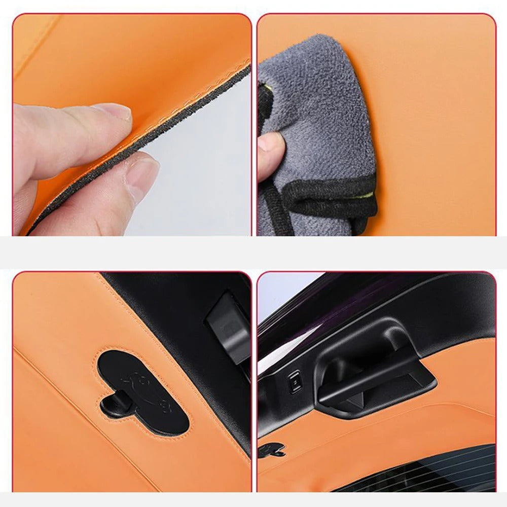 Leapmotor C10 Leather Car Rear Trunk Tailgate Protective Pad - Leapmotor Accessories