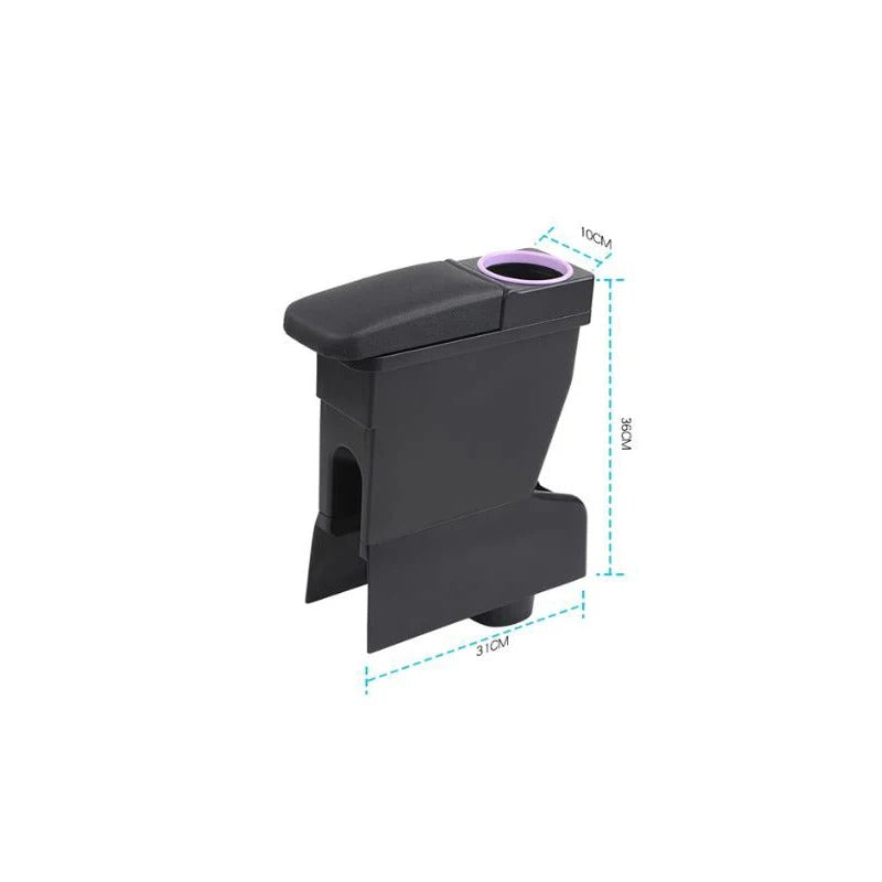 Car Central Storage Armrest Box with Water Cup Holder For Leapmotor T03 - Leapmotor Accessories