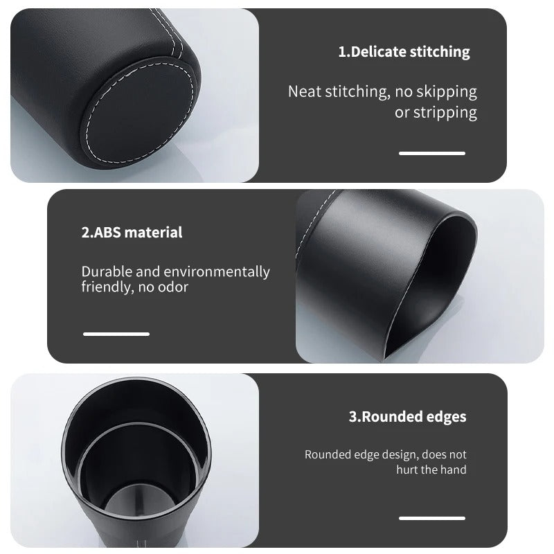 Car Trash Can Mini Leather Wather Cup - Leapmotor Accessories