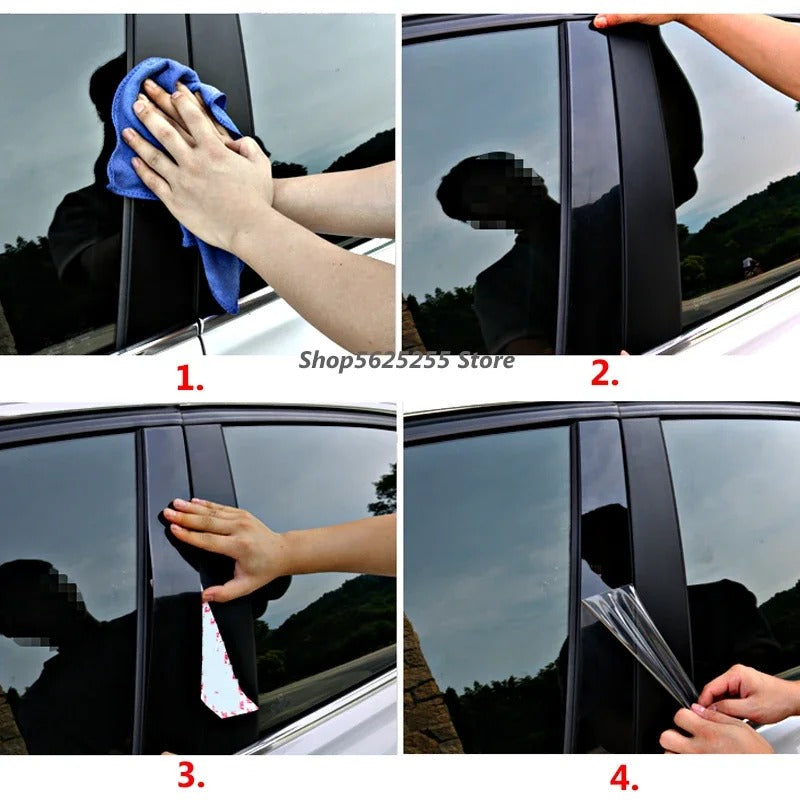 For Leapmotor C10 Central Cillar Bright Strip - Leapmotor Accessories