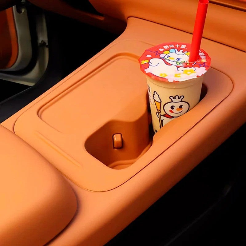 Leapmotor C10 Car Center Console Wireless Charging silicone Pad Cup holder Integrated Mat - Leapmotor Accessories