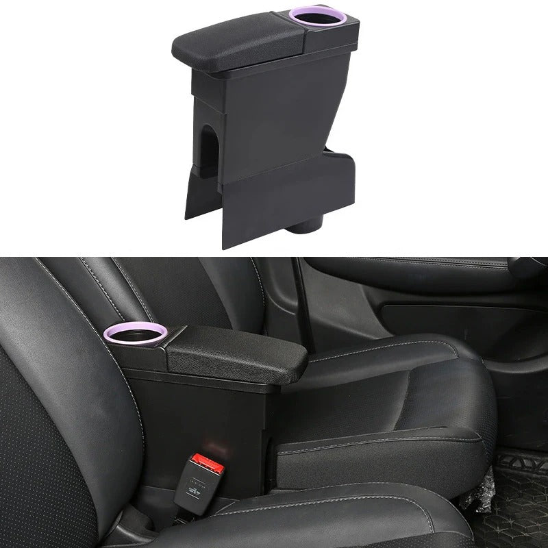 Car Central Storage Armrest Box with Water Cup Holder For Leapmotor T03 - Leapmotor Accessories