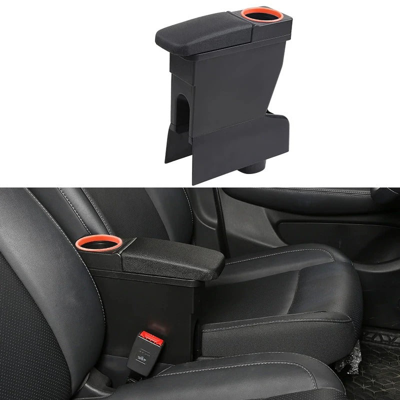 Car Central Storage Armrest Box with Water Cup Holder For Leapmotor T03 - Leapmotor Accessories