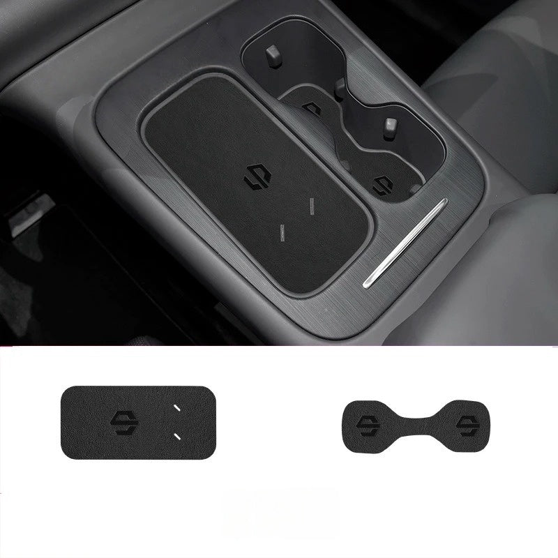 Leapmotor C10 Car Cup Holder Coasters Leather Mat - Leapmotor Accessories