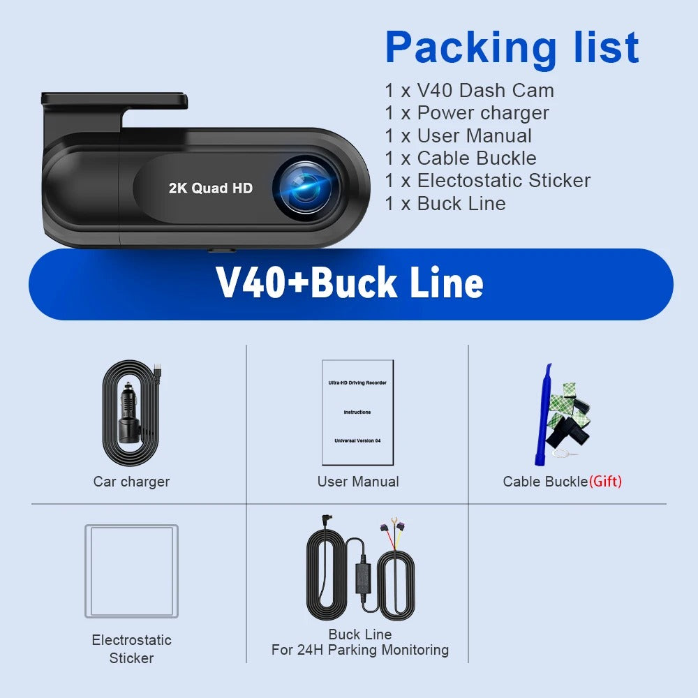 2.5K Front Dash Cam for Car - Leapmotor Accessories