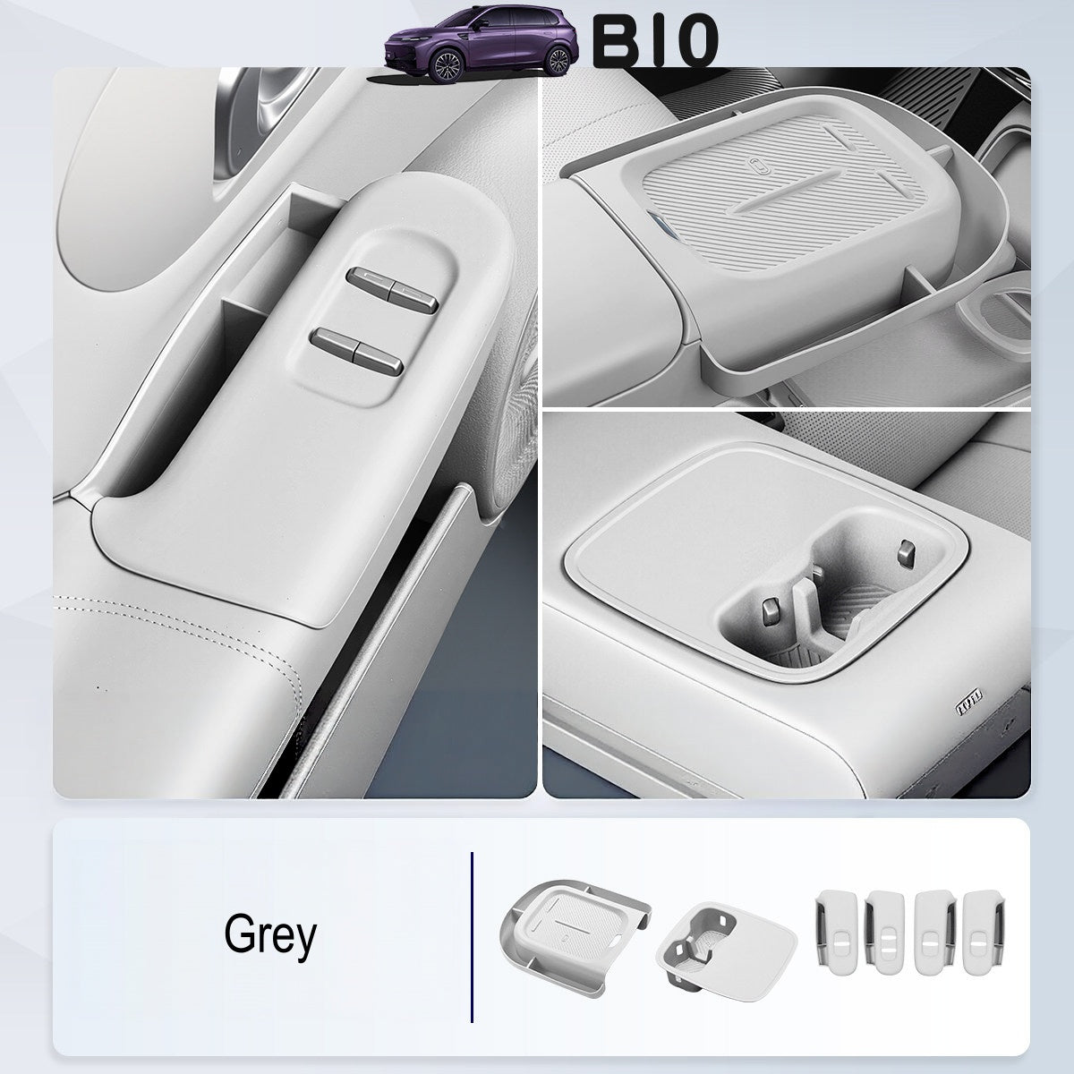 Set Tappetini in Silicone per Console Centrale Leapmotor B10