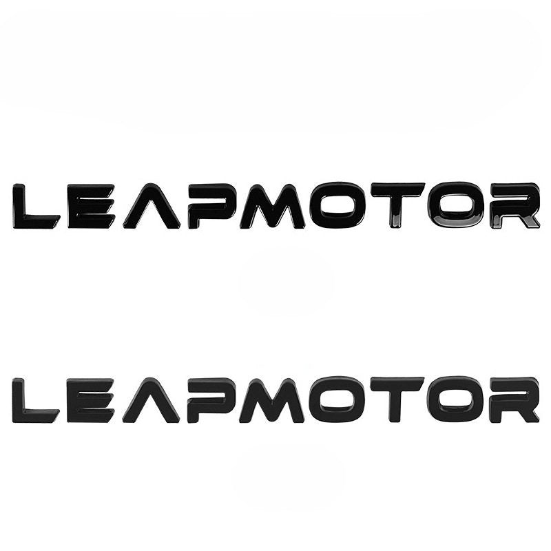 Leapmotor Autoemblem-Buchstabenaufkleber (schwarz)